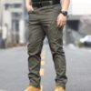 Men's Flex Ripstop Tactical Pants Water Resistant Stretch Cargo Pants